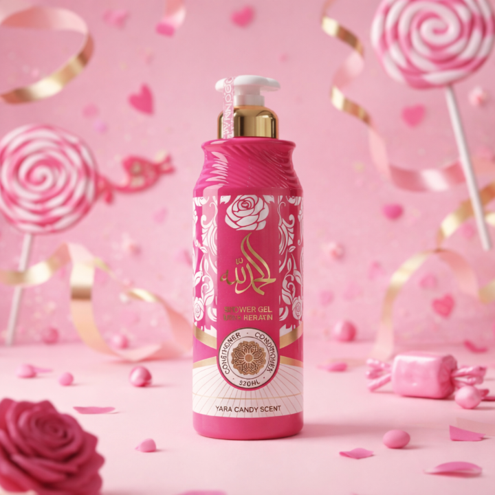 GEL DOUCHE KÉRATINE YARA CANDY 520 ml 🍬 DDONNA