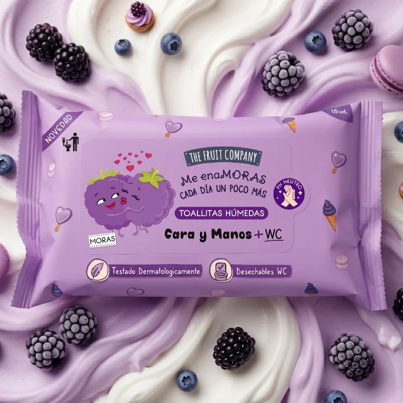 LINGETTES MULTI-USAGE THE FRUIT COMPAGNY MÛRE