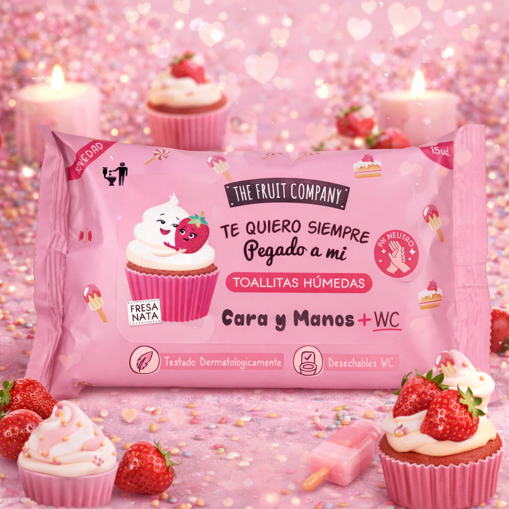 LINGETTES MULTI-USAGE THE FRUIT COMPAGNY FRAISE CHANTILLY