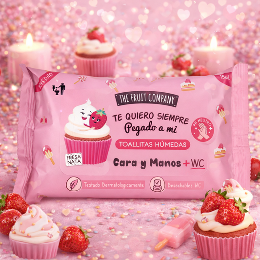 LINGETTES MULTI-USAGE THE FRUIT COMPAGNY FRAISE CHANTILLY