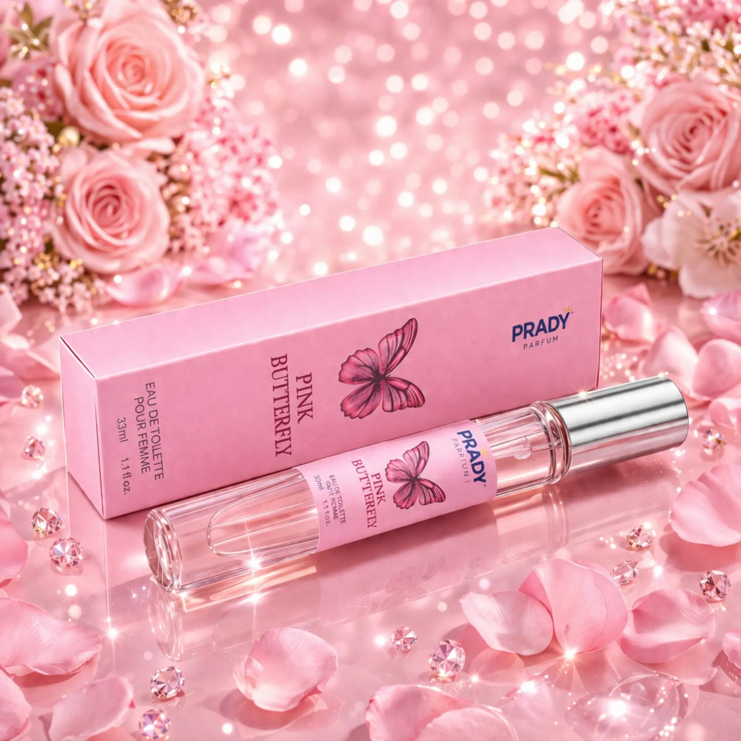 PARFUM PINK BUTTERFLY 33 ml – PRADY 🌸
