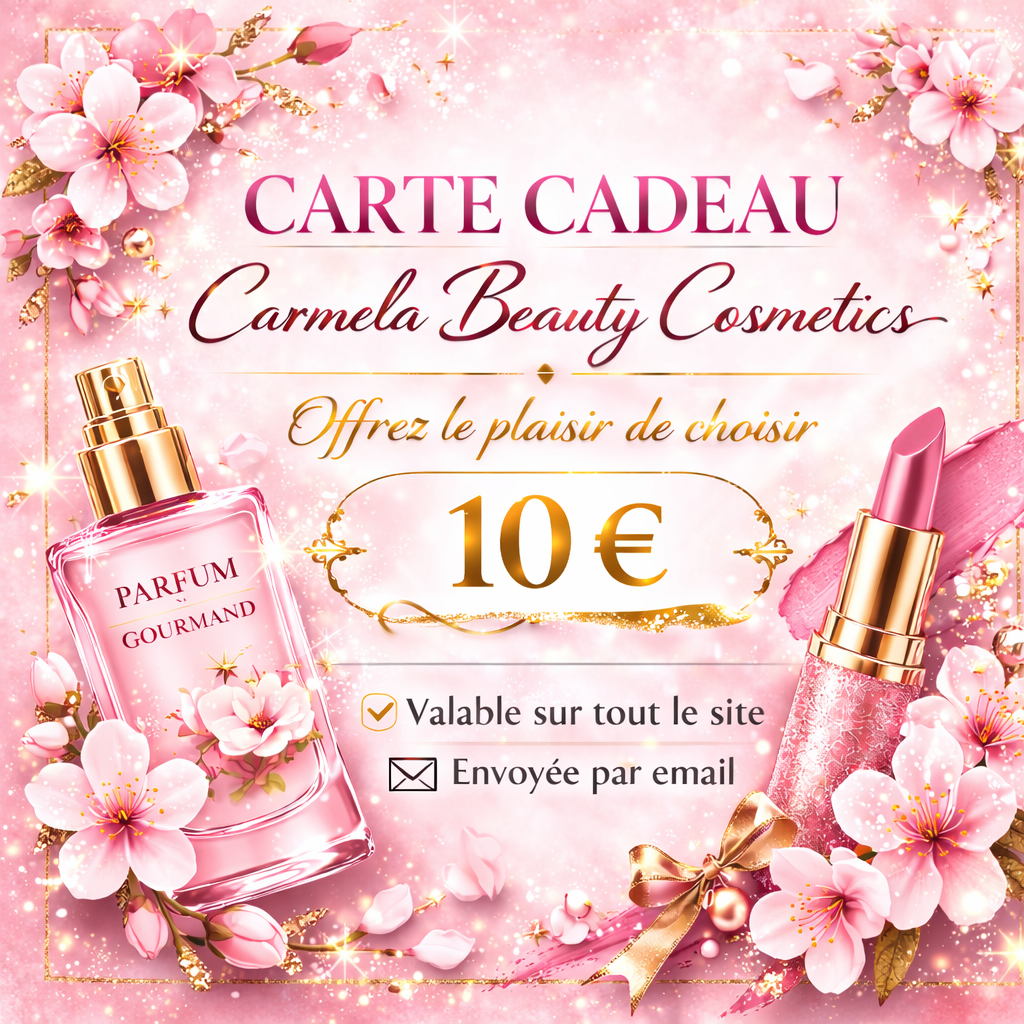 CARTE CADEAU 🌸 CARMELA BEAUTY COSMETICS