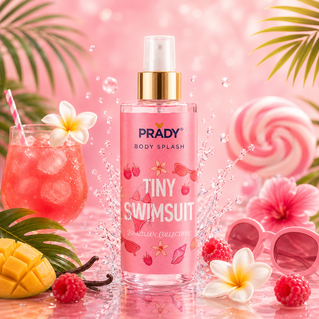BODY SPLASH – TINY SWIMSUIT 🍓🥭 PRADY  – 250 ml