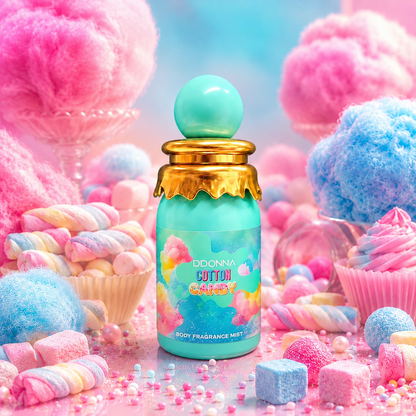 BRUME PARFUMÉE CORPORELLE  DDONNA COTTON CANDY – BODY  FRAGRANCE MIST 🍭💕– 250 ml