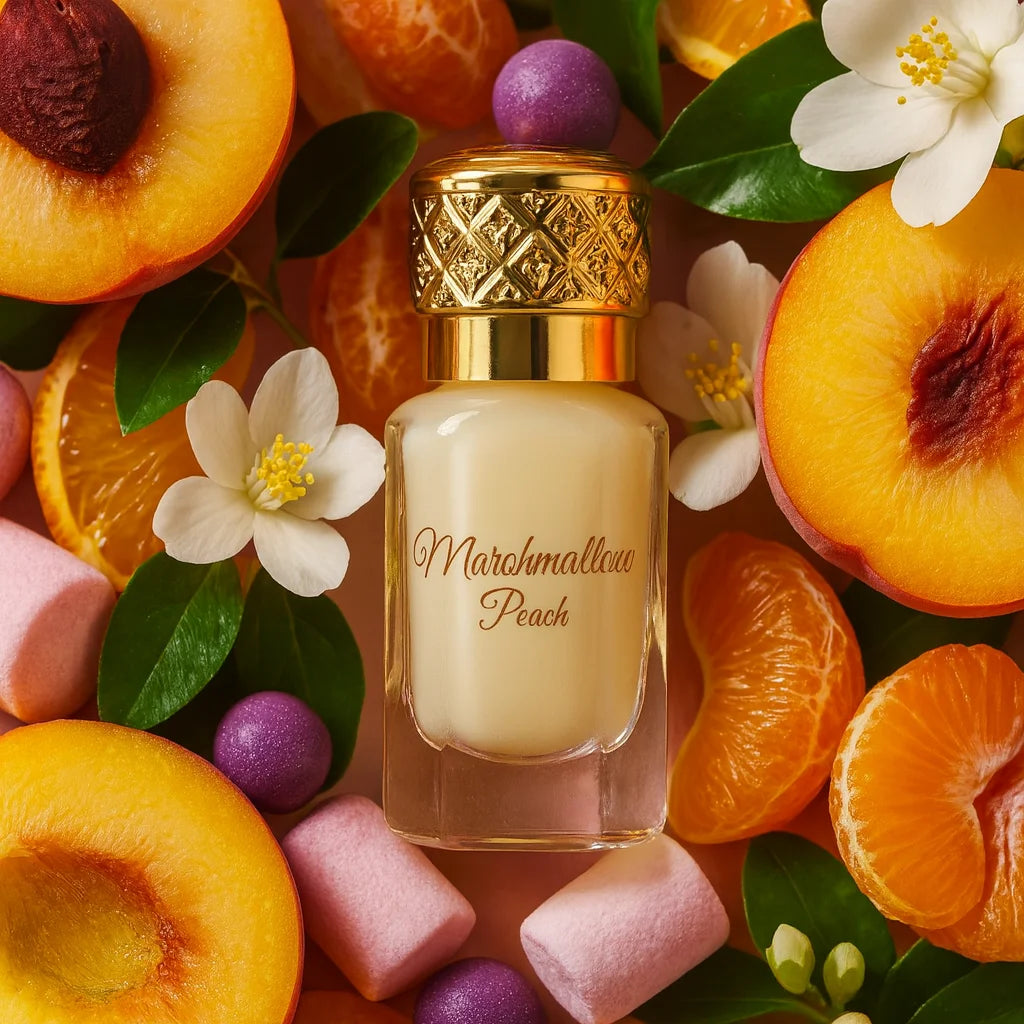 MUSC TAHARA DUBAÏ FLOWER MARSHMALLOW PEACH