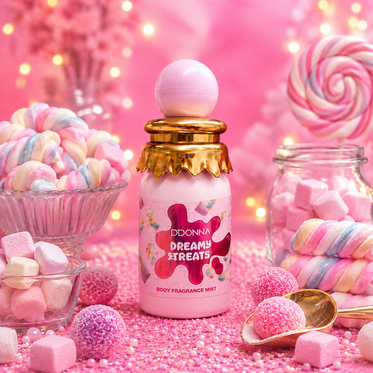 BRUME PARFUMÉE CORPORELLE  DDONNA DREAMY TREATS – BODY  FRAGRANCE MIST 🍭💕 – 250 ml