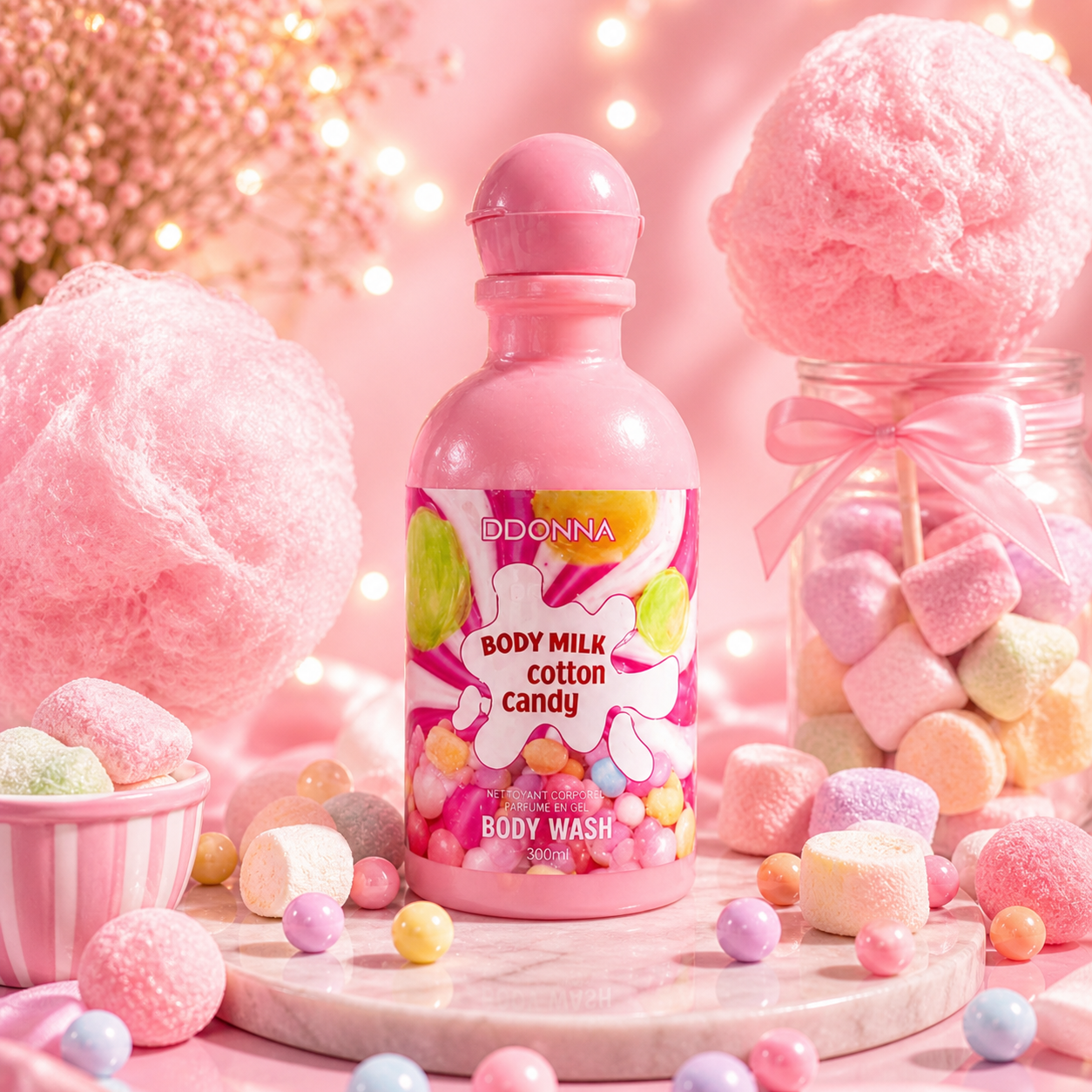 GEL DOUCHE MILK COTTON CANDY- DDONNA 🩷