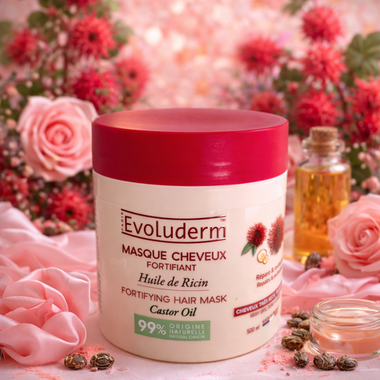 MASQUE CHEVEUX HUILE DE RICIN EVOLUDERM