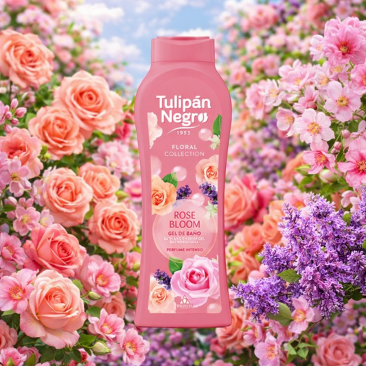 GEL DOUCHE ROSE BLOOM 650 ml - TULIPAN NEGRO