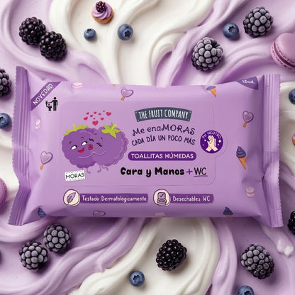LINGETTES MULTI-USAGE THE FRUIT COMPAGNY MÛRE