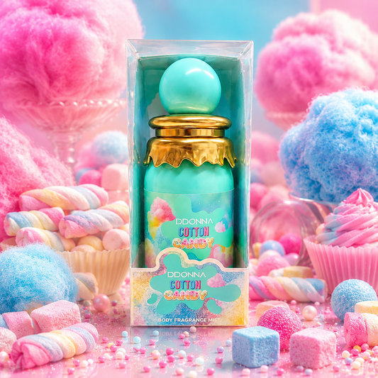 BRUME PARFUMÉE CORPORELLE  DDONNA COTTON CANDY – BODY  FRAGRANCE MIST 🍭💕– 250 ml