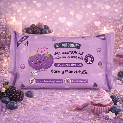 LINGETTES MULTI-USAGE THE FRUIT COMPAGNY MÛRE