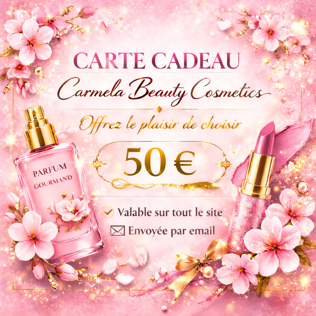 CARTE CADEAU 🌸 CARMELA BEAUTY COSMETICS